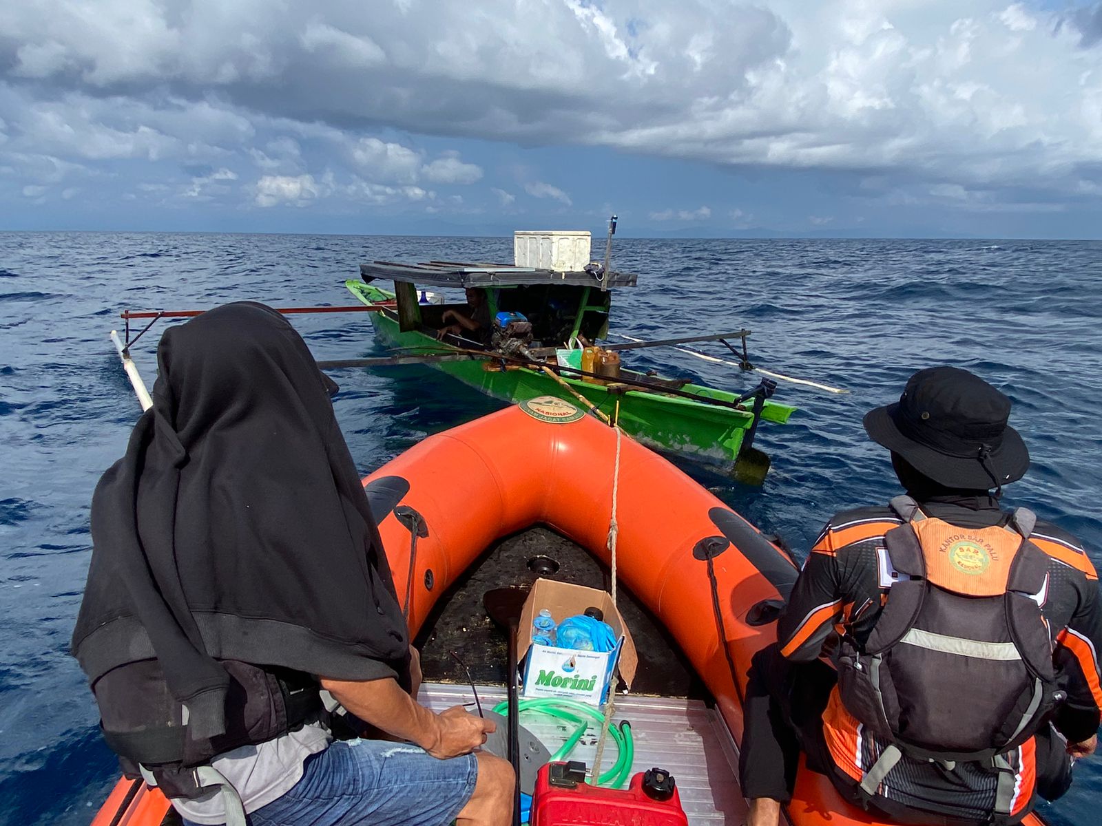 Tim SAR gabungan Lakukan Pencarian Nelayan yang Dilaporkan Belum Kembali dari Melaut di Perairan Topogaro