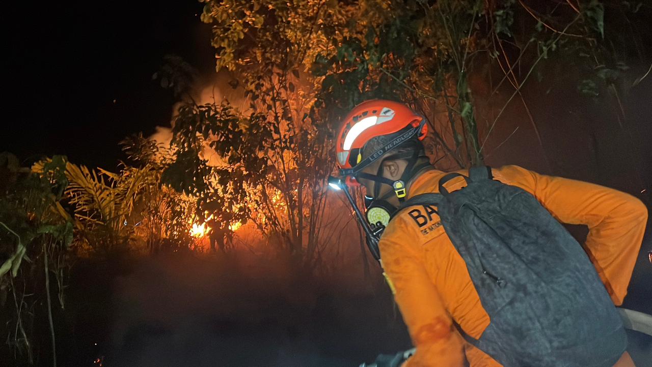 Tim SAR Gabungan Dukung Penanganan Karhutla di Desa Sibualong, Donggala