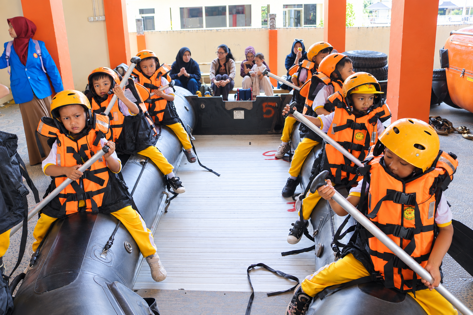 146 Siswa dan Guru Pendamping Kunjungi Kantor Pencarian dan Pertolongan Palu, Belajar Mitigasi Bencana
