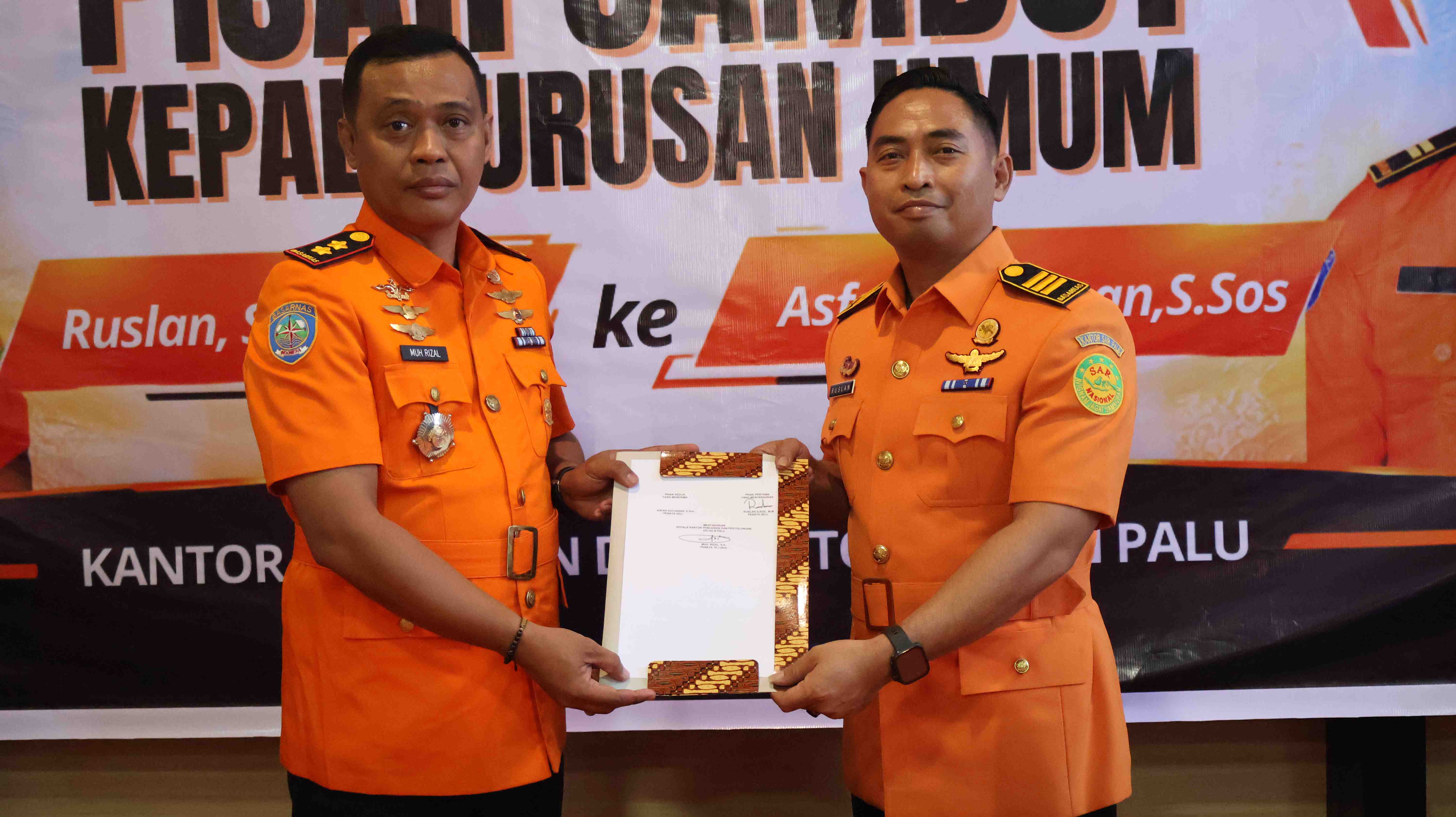 Serah Terima Jabatan Kepala Urusan Umum Kpp Palu, Ruslan Pindah Tugas Ke Kantor Sar Maumere